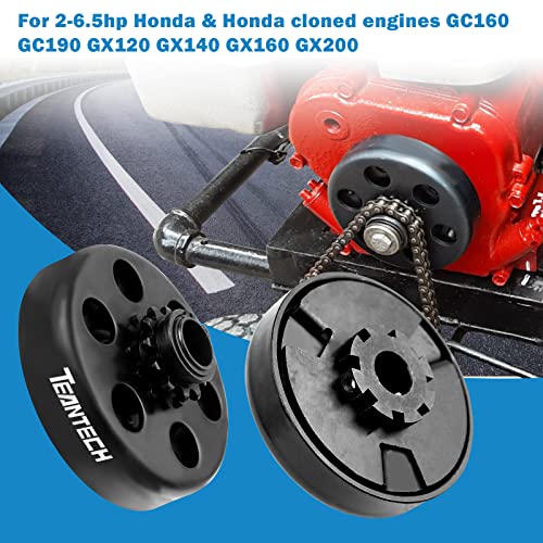 TEANTECH Go Kart Clutch 3/4" Bore 12T with #35 Chain Centrifugal Clutch and Chain for Go Kart Minibike Honda Kart Engines - Image 5