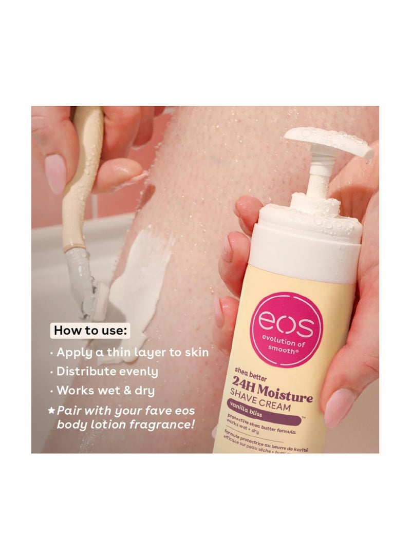 EOS Ultra Moisturizing Shave Cream, Vanilla Bliss - 7 oz - Image 2