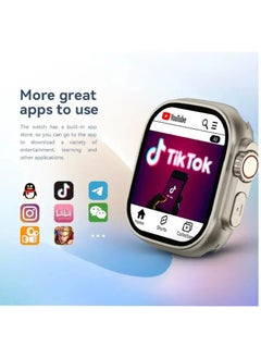 Oteeto Oteeto TU94 Pro 2.02 Inch Display Smart Watch With Unique Pop Up Camera Sim Card Slot and 2 Pair Straps Designed For Ladies and Gents  - Image 3