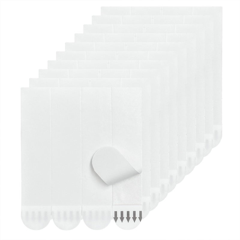 Hasaky Removable Double Sided Tape 40pcs, Picutre Hanging Strips Damage Free,Heavy Duty Mounting Tape Wall Adhesive Strips for Poster Carpet Rug Art Craft Scrapbook - Image 1