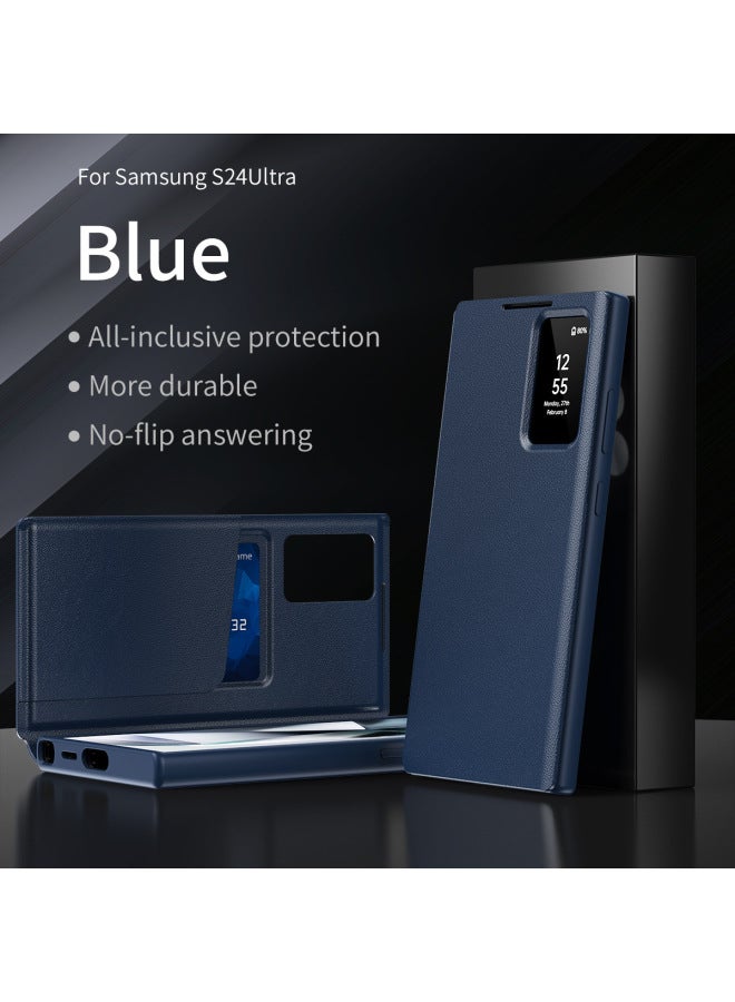 For Samsung Smart Window Card Leather Case Protection Multiple Models Available 