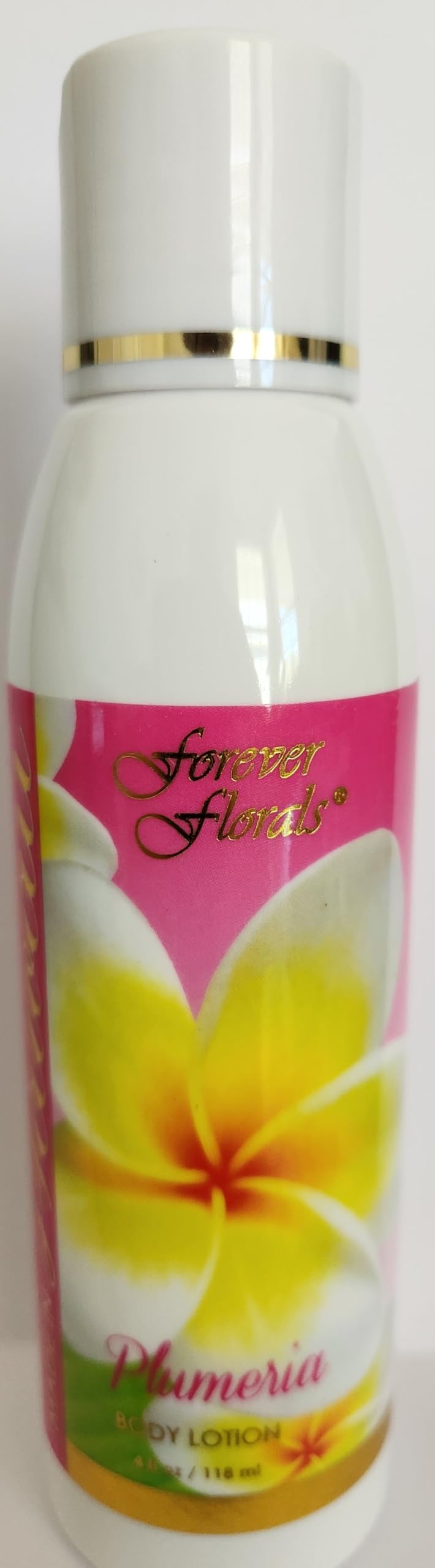 Forever Florals Hawaii Body Lotion 4 Bottles 4 oz Each Plumeria