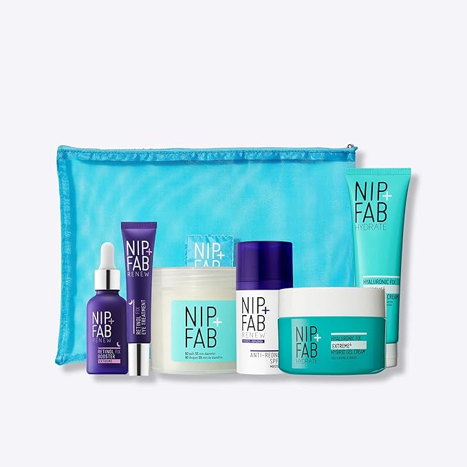 NIP+FAB قناع نيب فاب ريتينول فيكس للوجه مع ماء جوز الهند ومستخلص زهرة إيديلفايس - قناع جل مرطب للوجه لتقليل حجم المسام 24 مل - Image 1