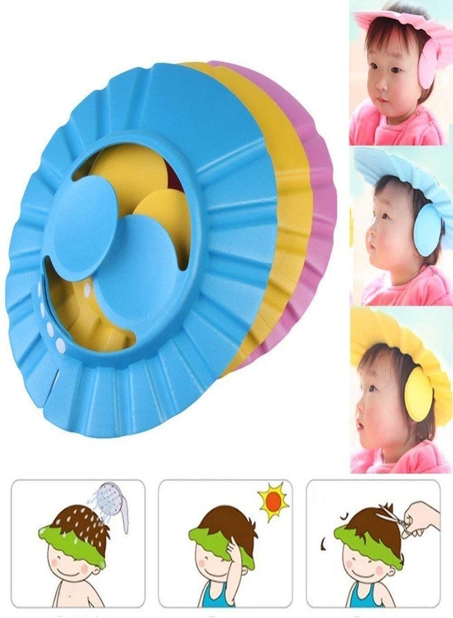 Vroxy Shampoo Shower Bathing Protect Soft Cap for Kids (Color May Very) - 1 PC - Image 4