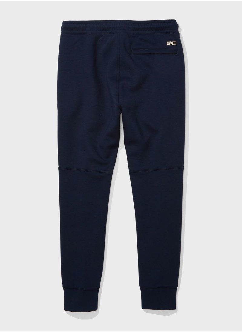 American Eagle سروال رياضي أساسي مع حافة مطوية  - Image 4