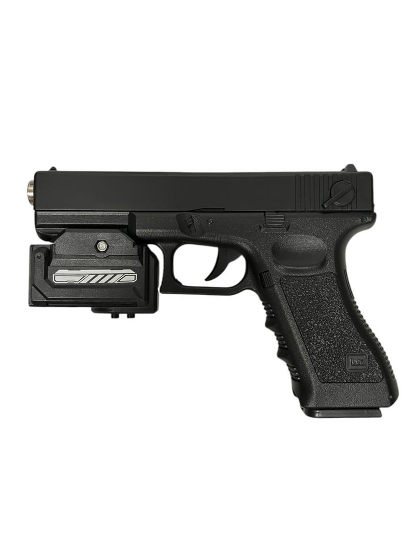 Glock pistol with flashlight and laser black 6mm beads - Image 1