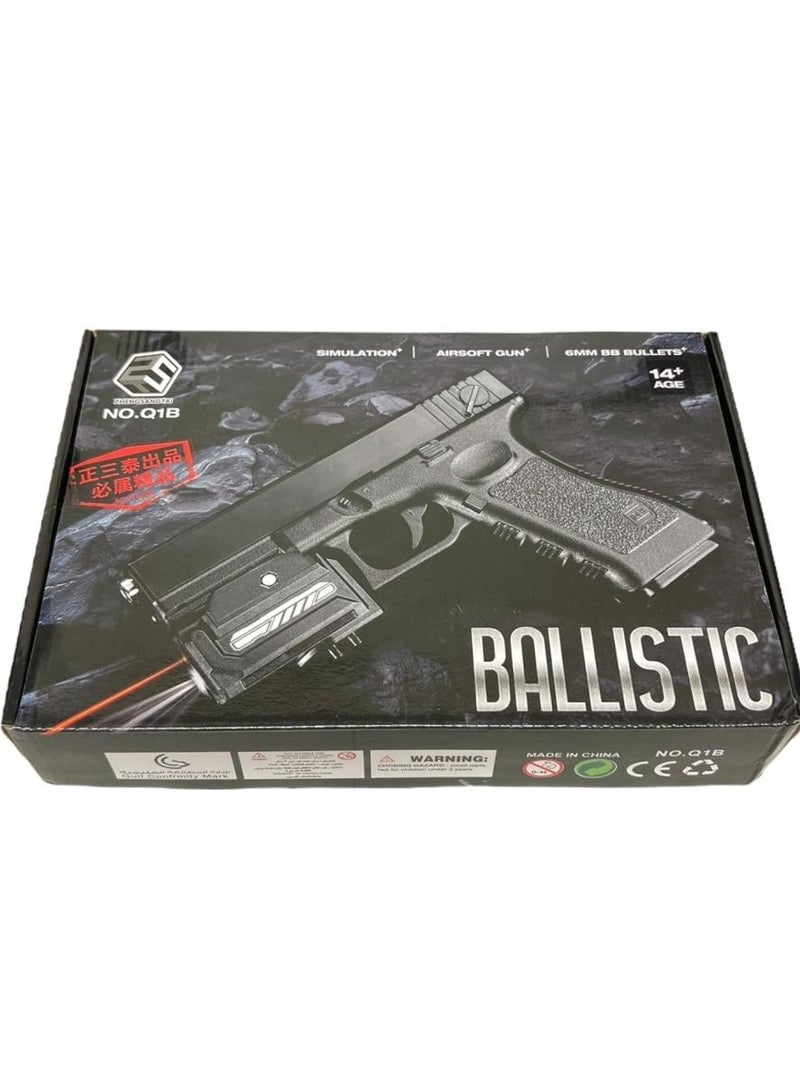 Glock pistol with flashlight and laser black 6mm beads - Image 2