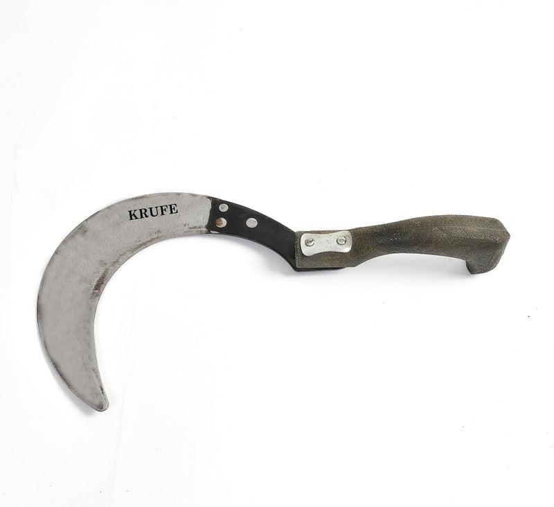KRUFE Heavy-Duty Grass Cutting Curved Saw with Ergonomic Plastic Handle | Sharp Stainless Steel Blade for Effortless Tree Pruning, Branch Cutting & Landscaping | Durable & Rust-Resistant Gardening - Image 3