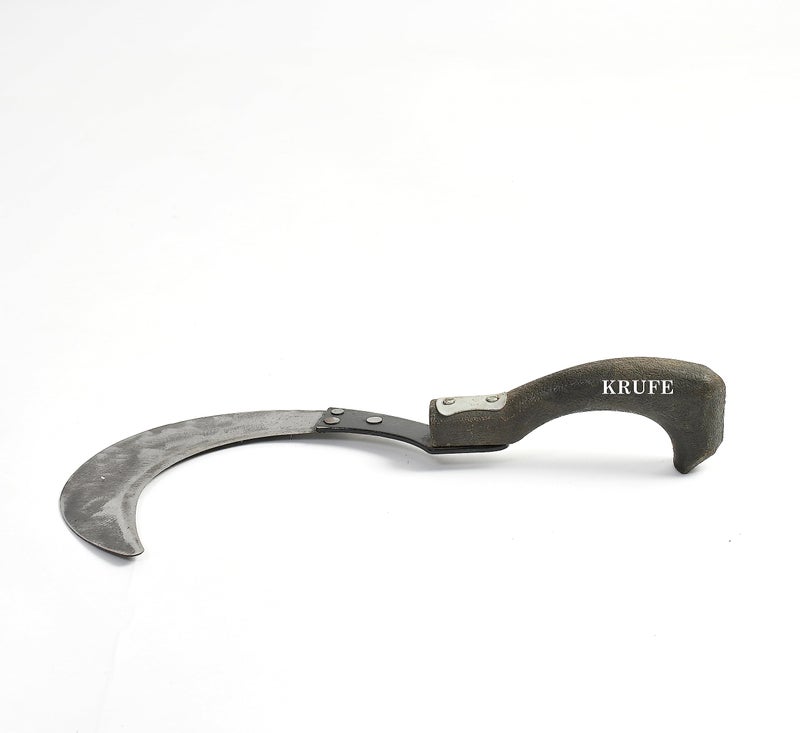 KRUFE Heavy-Duty Grass Cutting Curved Saw with Ergonomic Plastic Handle | Sharp Stainless Steel Blade for Effortless Tree Pruning, Branch Cutting & Landscaping | Durable & Rust-Resistant Gardening - Image 2