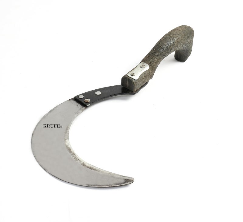 KRUFE Heavy-Duty Grass Cutting Curved Saw with Ergonomic Plastic Handle | Sharp Stainless Steel Blade for Effortless Tree Pruning, Branch Cutting & Landscaping | Durable & Rust-Resistant Gardening - Image 5