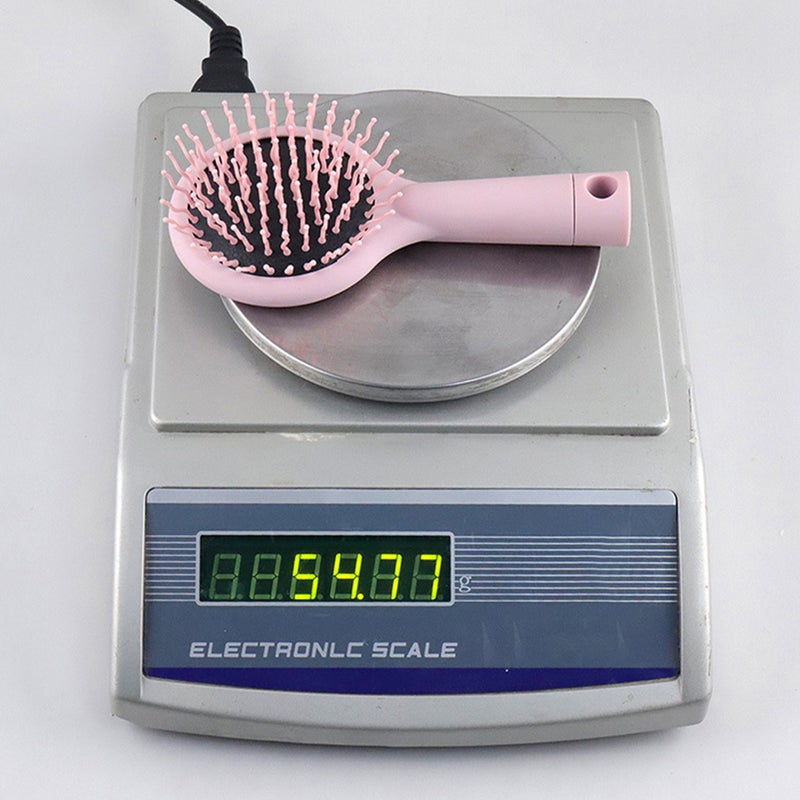 Candy-colored Hair Comb Double-sided Air Combs Massage Comb With Mirror - Image 2