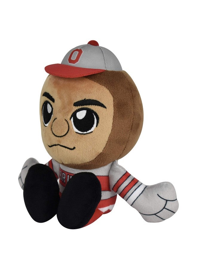 بليتشر كرييتشرز دمية بليتشر كريتشرز بروتوس كوريتشا الجالسة من فريق أوهايو ستيت باكييز، مقاس 8 بوصات، ناعمة مستوحاة من تشيبي - Image 2