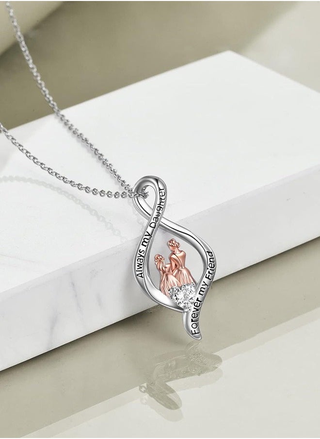 Mother and Daughter Necklace 925 Sterling Silver Infinity Pendant to My Daughters Jewelry  Gifts for Mom & Daughter - pzsku/Z08AF98F776DA2E692E5AZ/45/_/1711799634/005428bb-b640-489a-994b-c658fa4131c2