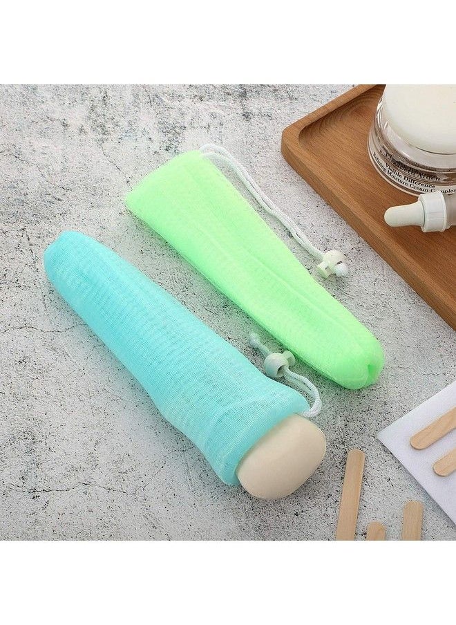 Incrizma Soap Pocket Bathing Loofah For Soap Bathing For Men And Women ; Family Pack Of 4 ; Foaming And Soap Saver ; Soap Bath Scrubber ; Loofah For Soap Bathing ; Made In India (Assorted Color)  - Image 3