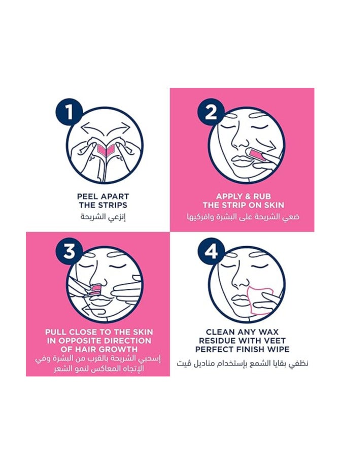 Veet Gel wax strips for sensitive skin 20 Piece - Image 4