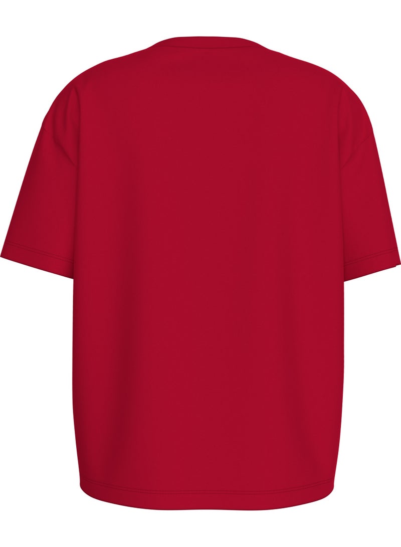 Calvin Klein Jeans Flower Logo Boxy T-Shirt - Image 2