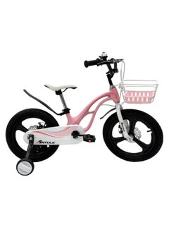 RALLY BICYCLE RALLY BICYCLE, Kids bike, RL-16-MG-9191, for 4 to 7 Years old with training wheels, basket, bell, chain cover, magnesium frame  - Image 1