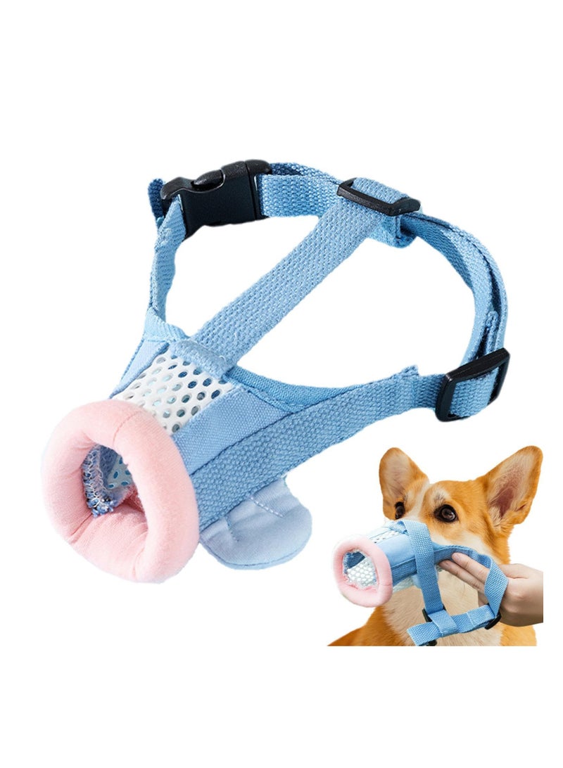 SYOSI Dog Muzzle - Breathable and Comfortable Muzzles | Anti Barking Chewing Clownfish Shape Muzzle | Adjustable Soft Breathable Dog Mouth Cover for Long Snout for Outdoor Indoor Prevent Biting Barking - Image 1
