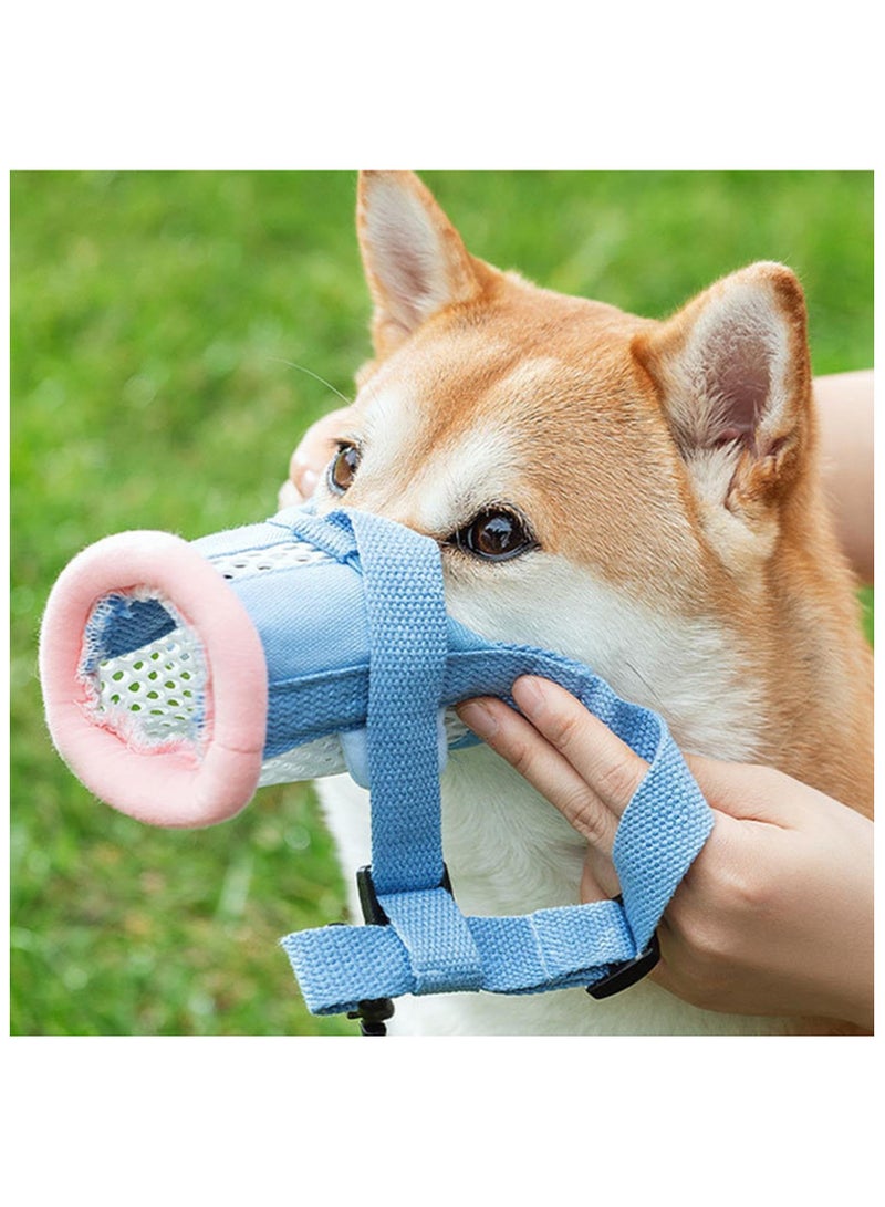 SYOSI Dog Muzzle - Breathable and Comfortable Muzzles | Anti Barking Chewing Clownfish Shape Muzzle | Adjustable Soft Breathable Dog Mouth Cover for Long Snout for Outdoor Indoor Prevent Biting Barking - Image 4