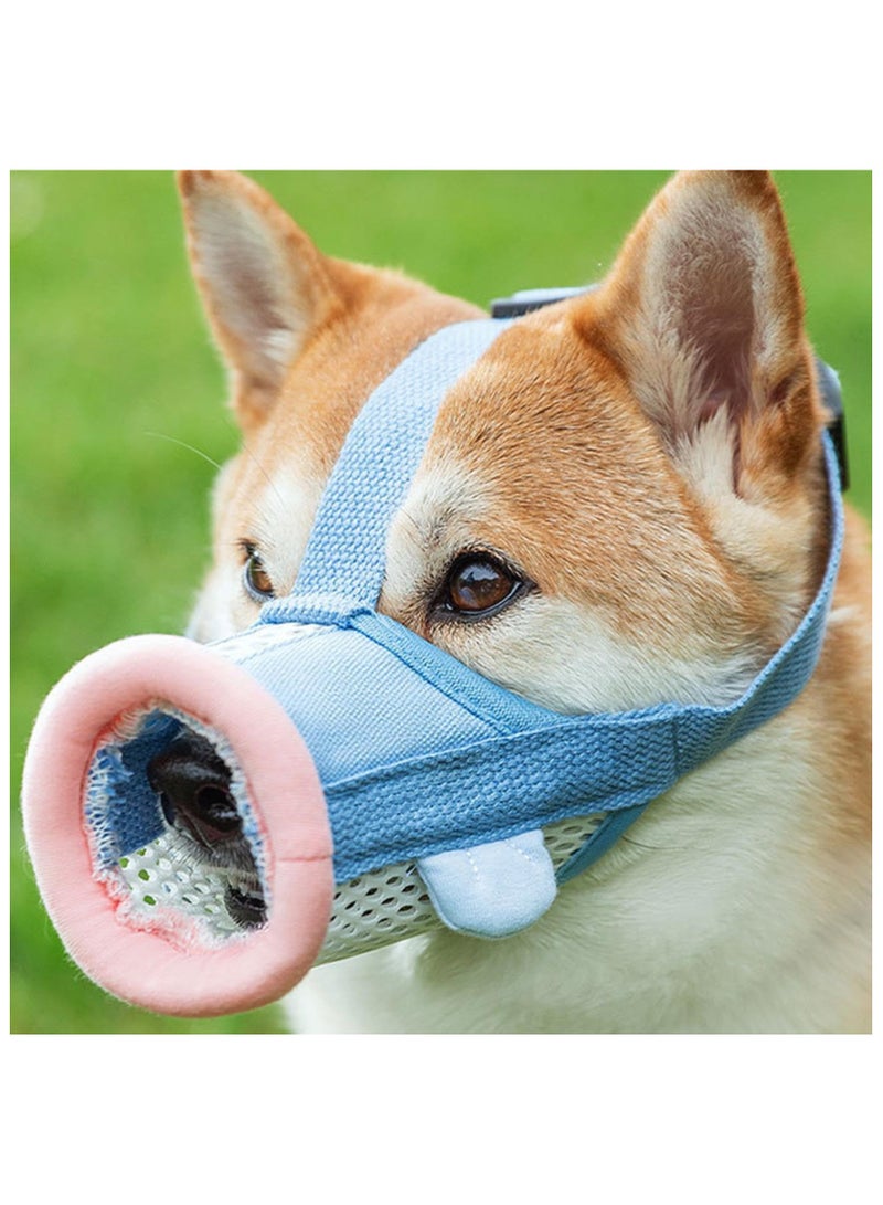 SYOSI Dog Muzzle - Breathable and Comfortable Muzzles | Anti Barking Chewing Clownfish Shape Muzzle | Adjustable Soft Breathable Dog Mouth Cover for Long Snout for Outdoor Indoor Prevent Biting Barking - Image 3