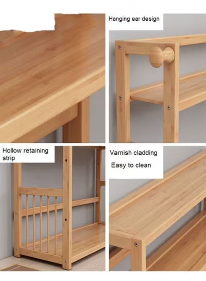 Raffine Bookshelf Office Student Stationery Organizer Magazine Holder Home Sundries Storage Shelf 50 x 23 x 48 cm - Image 3