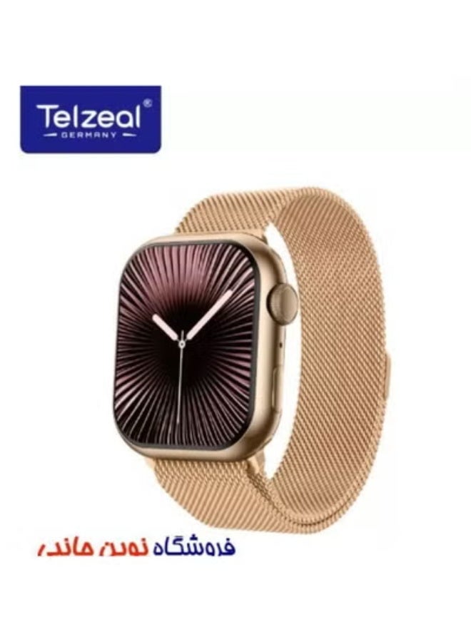 Telzeal WH10 Mini Series 10 Smart Watch | 1.43" AMOLED Display | 30M Waterproof | Fitness & Health Tracking | Heart Rate & Sleep Monitor | Lightweight Silicone Strap | Compatible with Android & iOS - Image 1