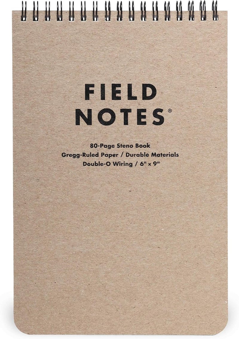Field Notes - Steno Pad, 80 Pages - 6" x 9" - Image 1
