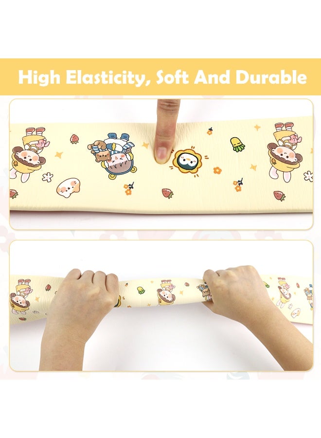 HASTHIP® Baby Proofing Edge Protector Corner Guard, 2M Soft Thick Silicone Self Adhesive Protector Strip Baby Proofing Furniture Padding for Kids Proof Table, Cabinet, Cartoon Print Bumper Cushion - Image 4