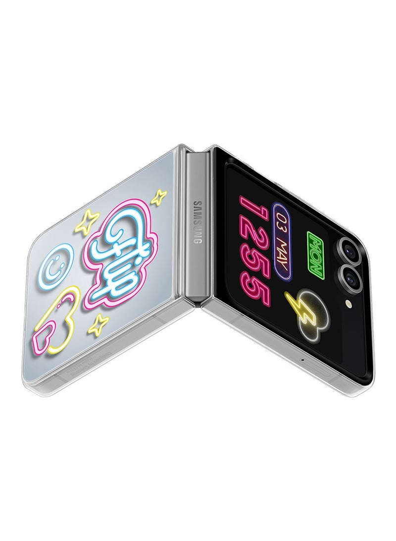 نيوترل مناسب لهاتف Samsung Z FLIP 6 الذكي W25 FLIP غلاف بطاقة تفاعلية غلاف الهاتف المحمول غلاف صلب - Image 3