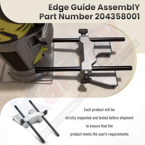 Karbay 204358001 Edge Guide Assembly Compatible with Ryobi P601 and P206 18V ONE+ Trim Routers, Fits PCL424B PCL424 R2401 Trim Routers - 204358001 Router Guide - Image 5
