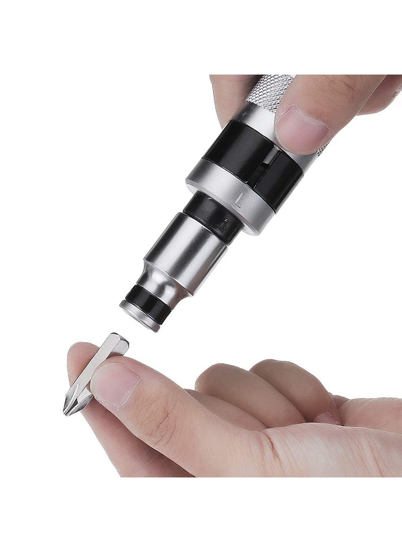 Hetkrishi - Hetkrishi 7Pcs Impact Screwdriver Set MultiPurpose Chrome Vanadium Steel Portable Screw Driver Chisel Bits Professional Tools - Image 1