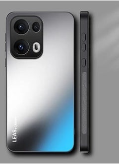 ماركة غير محددة غطاء متوافق مع Oppo Reno 13 Pro، لمس معدني، غطاء حماية للعدسة، حافة رفيعة مضادة للصدمات، تصميم خفيف ورفيع، غطاء هاتف محكم الملاءمة. 