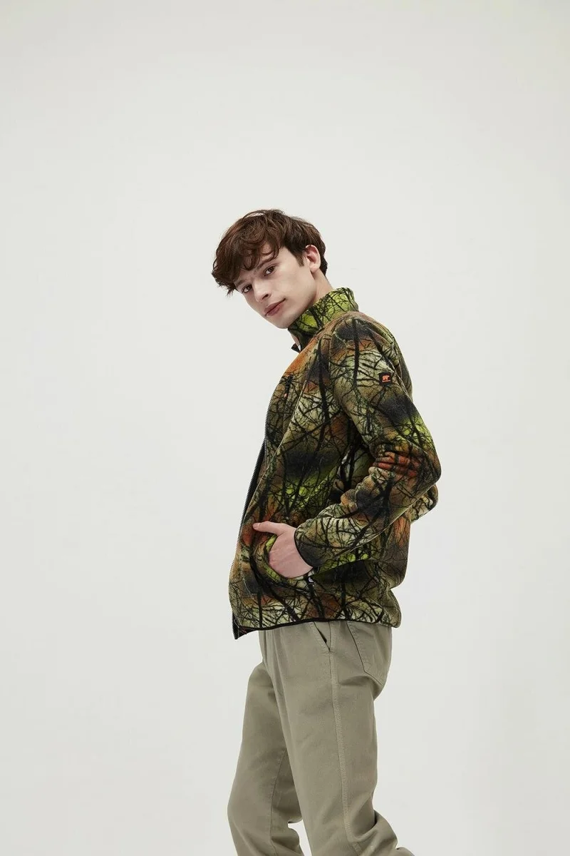باد بير Equinox Full Zip Men's Khaki Jacket