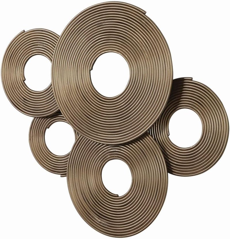 Uttermost Uttermost Ahmet 34 34 W Layered Rings Gold Metal Wall Art  - Image 5