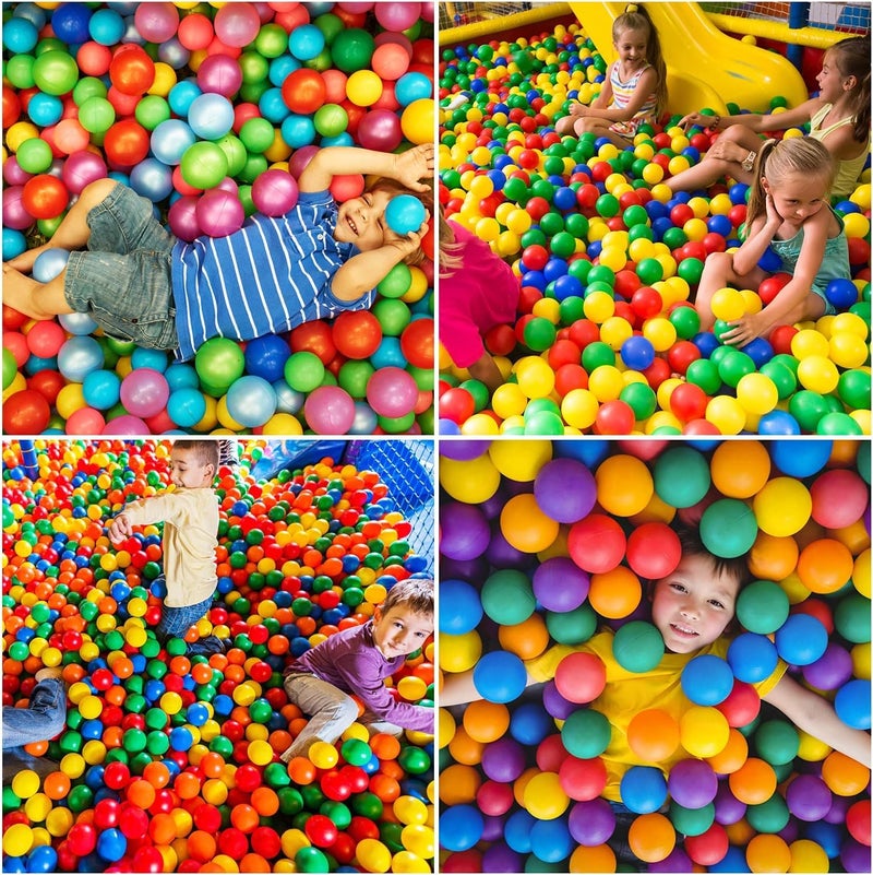 MEETO Baby Premium Multicolour Balls: Soft, Safe Balls for Kids' Pool Pits, Play Tents, and Tunnels – Ideal for Indoor & Outdoor Fun (Pack of 6) - Image 4