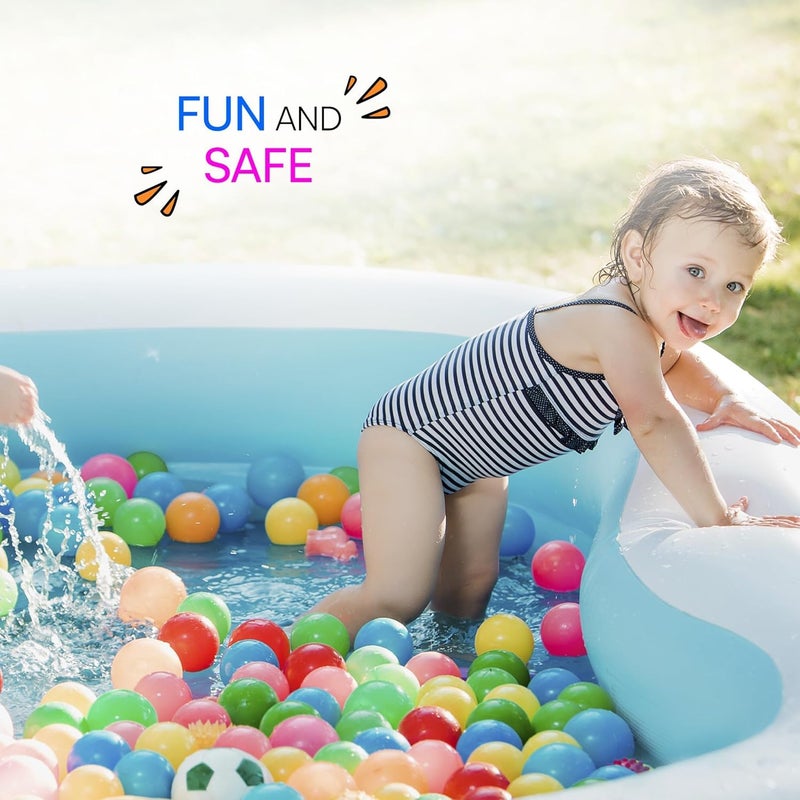 MEETO Baby Premium Multicolour Balls: Soft, Safe Balls for Kids' Pool Pits, Play Tents, and Tunnels – Ideal for Indoor & Outdoor Fun (Pack of 6) - Image 2