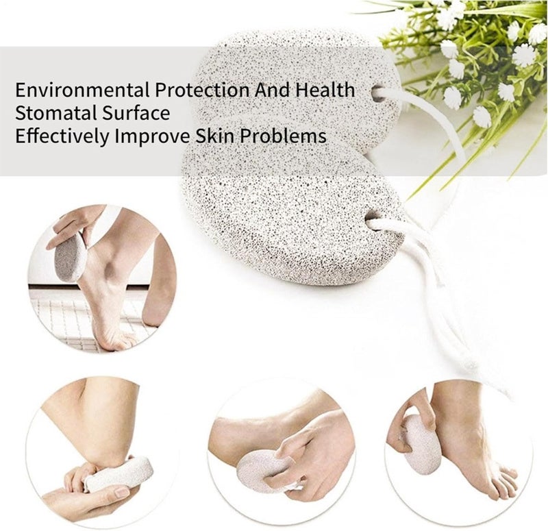 Pumice Foot Scrub - Heel Care Items,Hard Skin Foot Grinder - For Women Men Runners Athletes Dancers Home Travel Spa Salon Beauty Lovers Routine - Image 4
