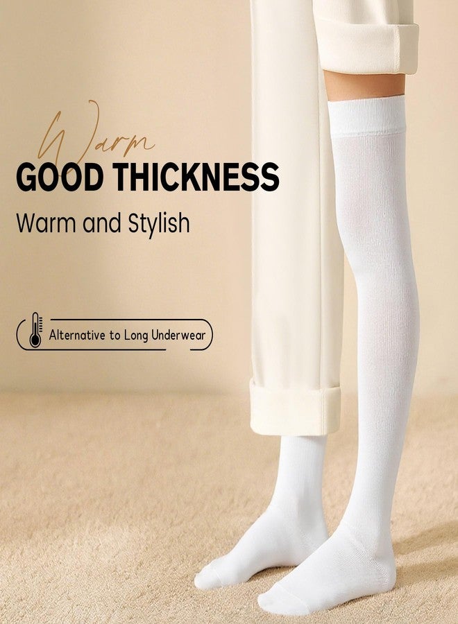 أزوي جوارب نسائية طويلة تصل إلى الفخذ، مانعة للانزلاق، جوارب أنبوبية عصرية فوق الركبة، جوارب تنكرية - Image 4
