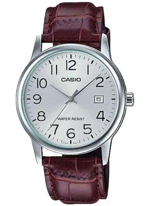 Casio MTP-V002L-7B2 NEW Men's Analog Leather