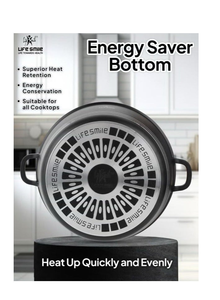 AKDC LIFE SMILE Ceramic Coat Casserole 28cm - Image 2