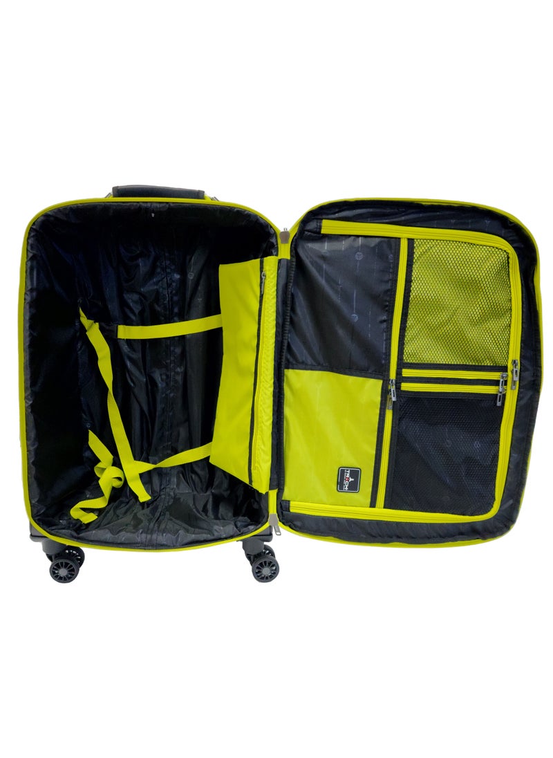 Track - Luggage Set Soft Side - Lightweight Expandable Suitcase set of 3 - Trolley Bag for Travel with 4 Double Wheels & TSA Lock (20/24/28 Inches) - Image 1