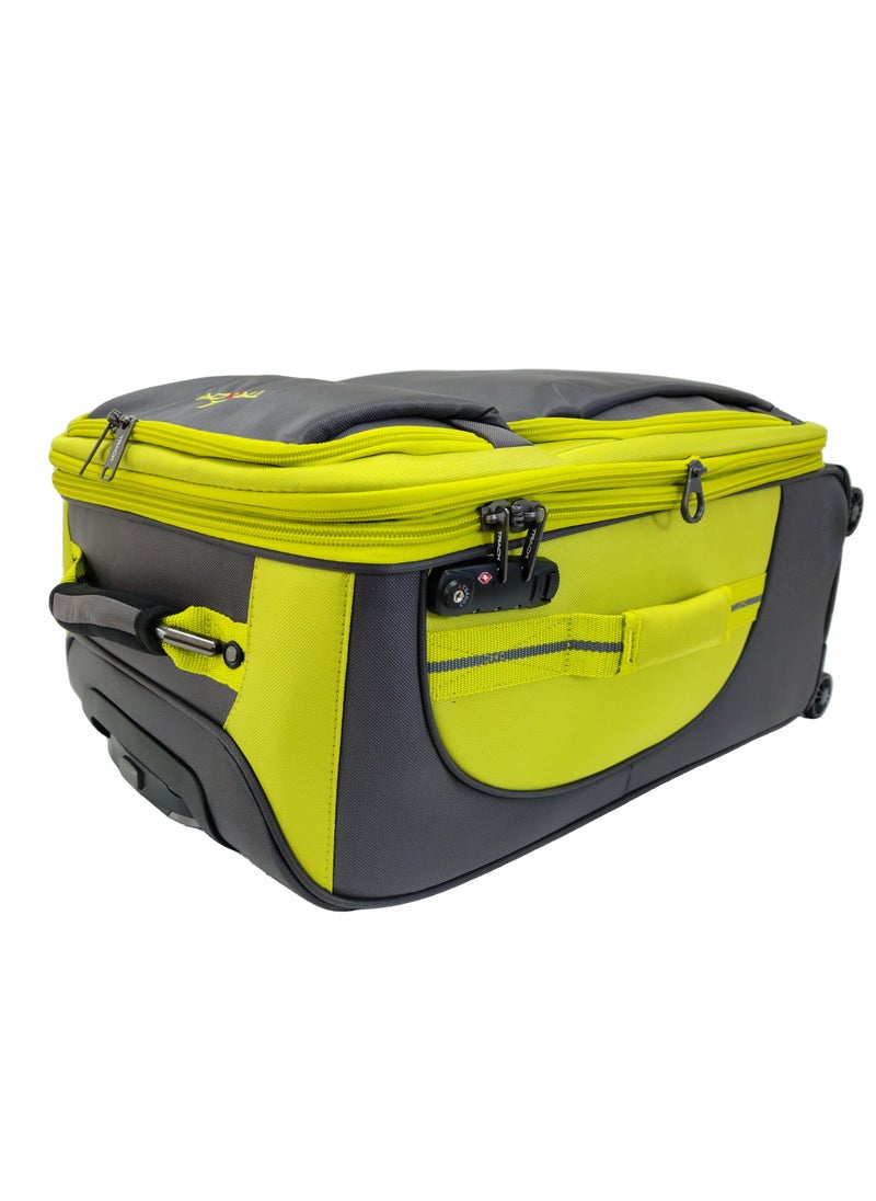 Track - Luggage Set Soft Side - Lightweight Expandable Suitcase set of 3 - Trolley Bag for Travel with 4 Double Wheels & TSA Lock (20/24/28 Inches) - Image 1