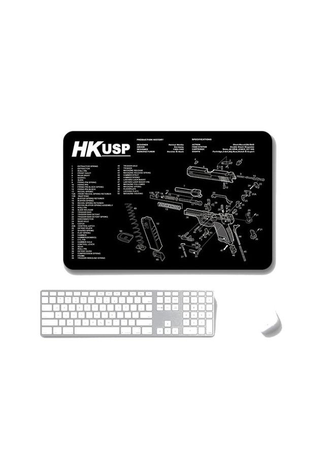 BURAQ 2 PCS Heat Transfer Non-Slip Single-Sided Office Gaming Mouse Pad 2mm(HK-USP10)  - Image 1