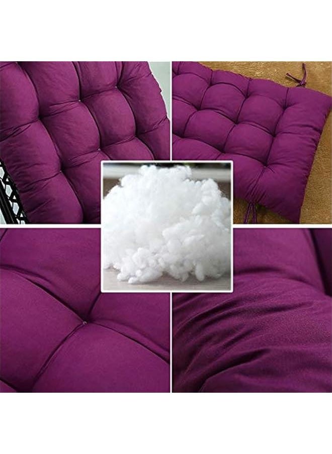 Generic - Rocking Chair Cushion, Quilted Bench Cushion Padded Thicken Sofa Cushion Fashion Colorful Folding Chair Pads for Indoor Outdoor Patio Furniture Lounge Rattan (19x47inch) (Coffee) - Image 1