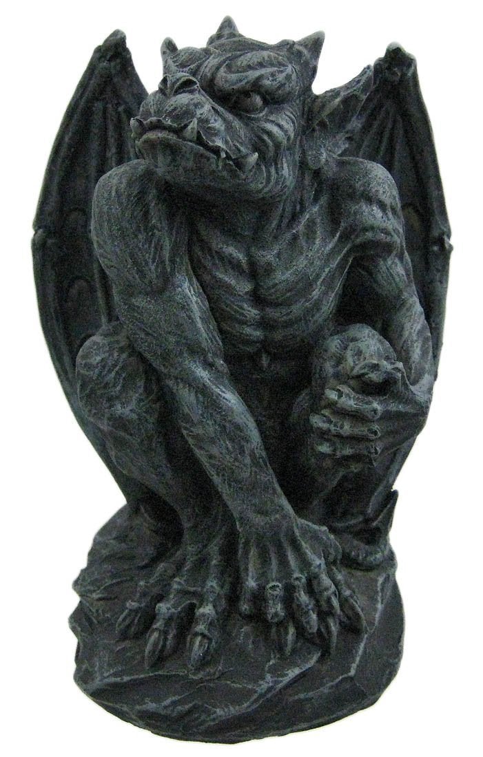 PTC Poised Protector Winged Gargoyle Statue Guardian 