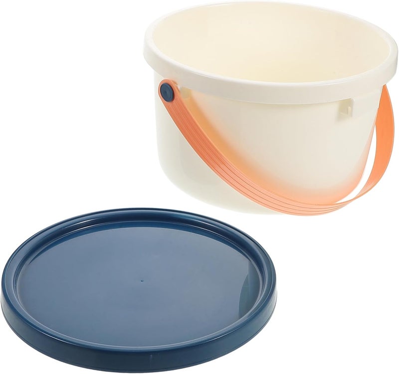 Replaceable parts Collapsible Small Water Bucket Leakproof Plastic Handle Multi-Purpose Cleaning Storage for Home Car Camping Home & light industrial compatible - Image 1