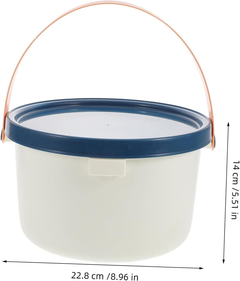 Replaceable parts Collapsible Small Water Bucket Leakproof Plastic Handle Multi-Purpose Cleaning Storage for Home Car Camping Home & light industrial compatible - Image 2