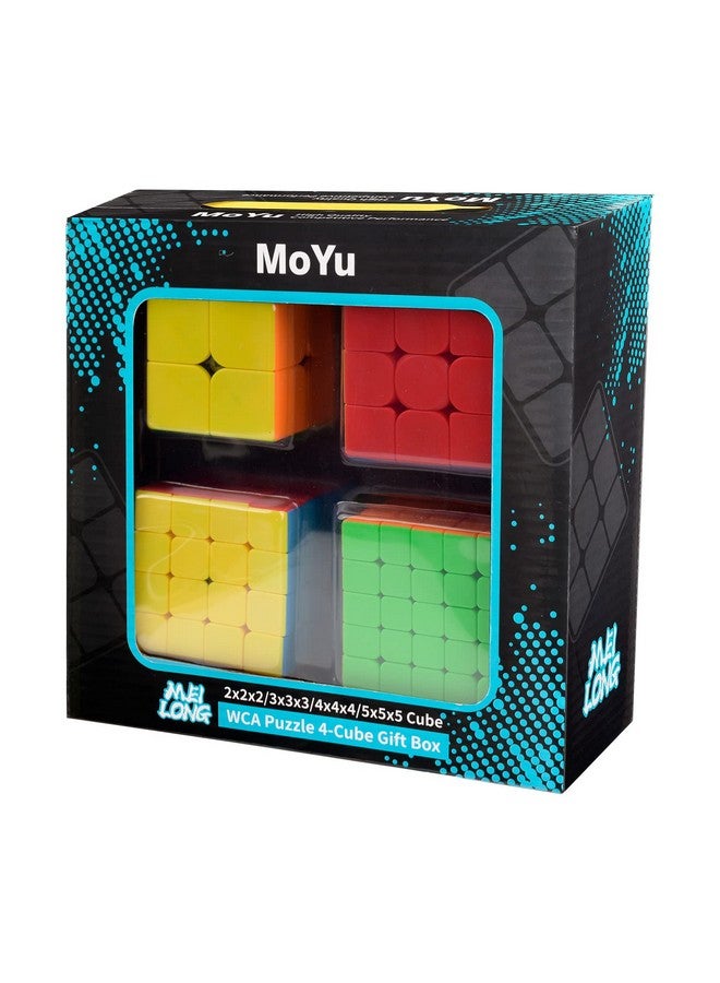 D-FantiX Speed Cube Set, Meilong MF2S 2x2 MF3S 3x3 MF4S 4x4 MF5S 5x5 Stickerless Speed Cubes Bundle with Gift Box - Image 4