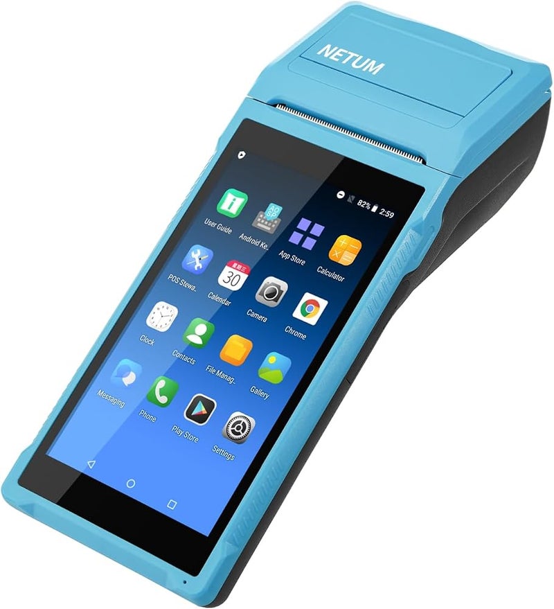 NETUM P58-S1 Handheld PDA Android 11.0 POS Terminal with Receipt Printer - Image 1