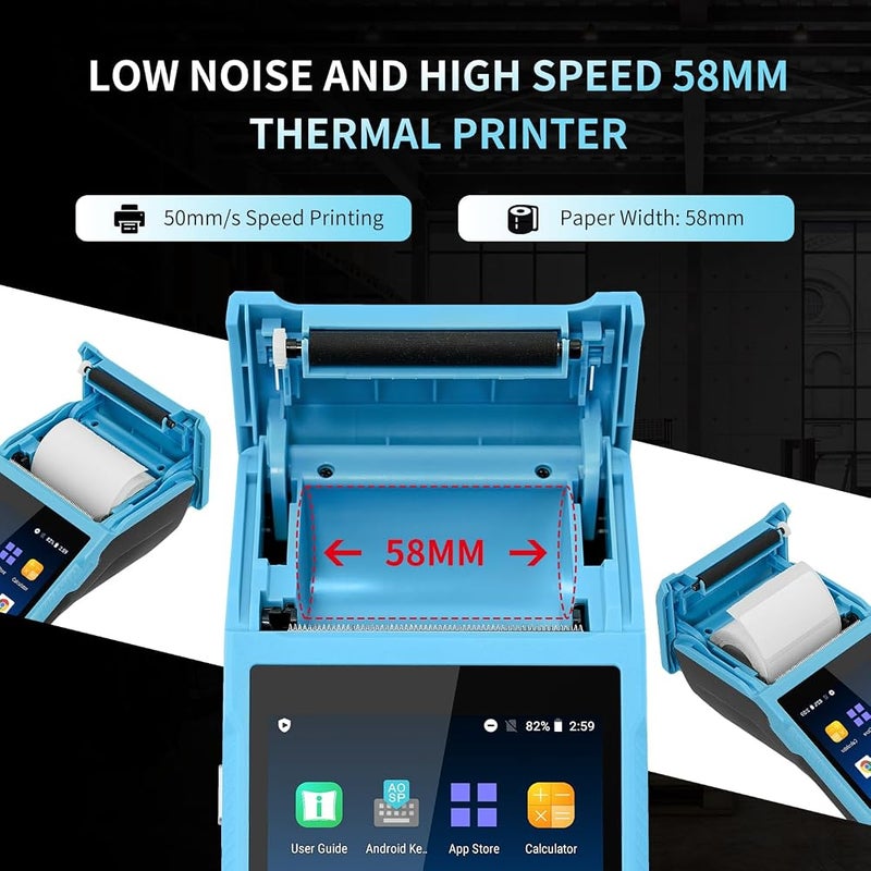 NETUM P58-S1 Handheld PDA Android 11.0 POS Terminal with Receipt Printer - Image 5